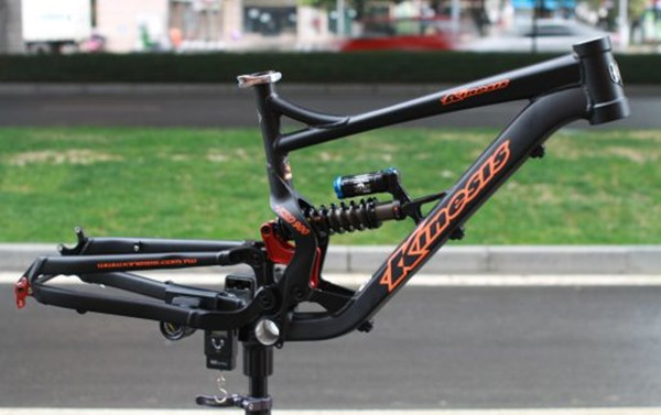 8 inç tam süspansiyonlu alüminyum bisiklet çerçevesi dağ bisikleti KINESIS KSD900 26 inç al7005 aşağı 3