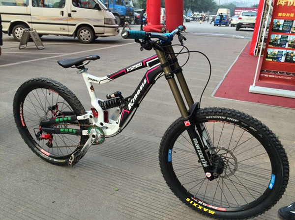 8 inç tam süspansiyonlu alüminyum bisiklet çerçevesi dağ bisikleti KINESIS KSD900 26 inç al7005 aşağı 7