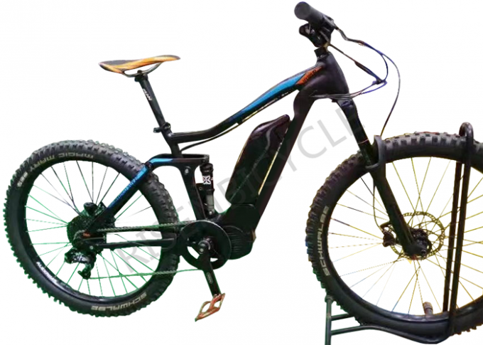 Boost 27.5er Elektrikli Bisiklet Çerçeve w/ Bafang 1000w Alüminyum Alaşım Süspansiyon Mtb E-Bike 5