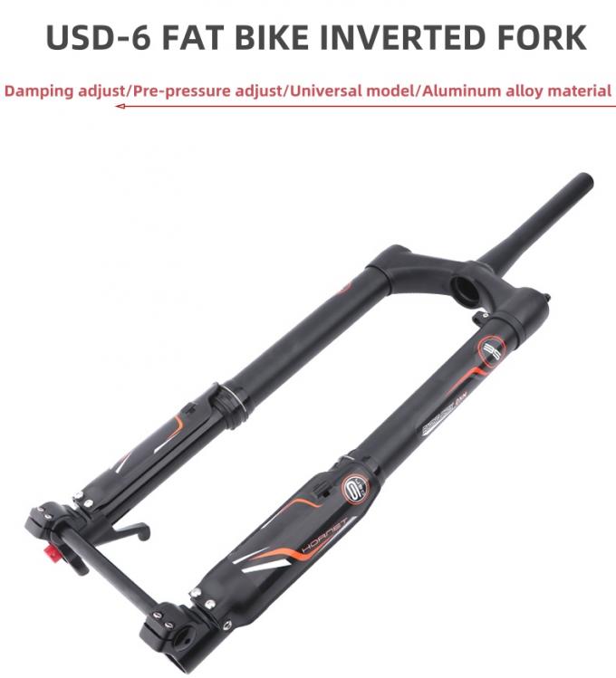 Dnm USD-6S Fat 26er Inverted Fat Bike Suspension Fork Dağ Bisikleti Fork 0